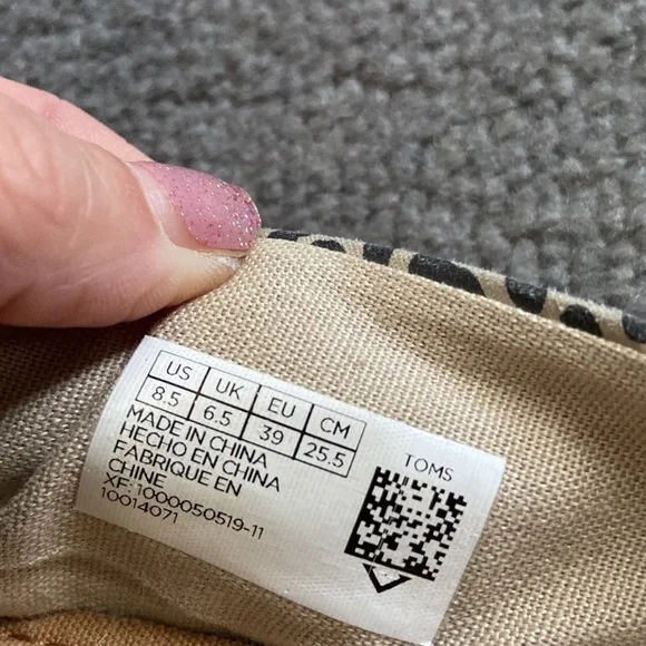 Animal print Toms 8.5 - Picture 2 of 4